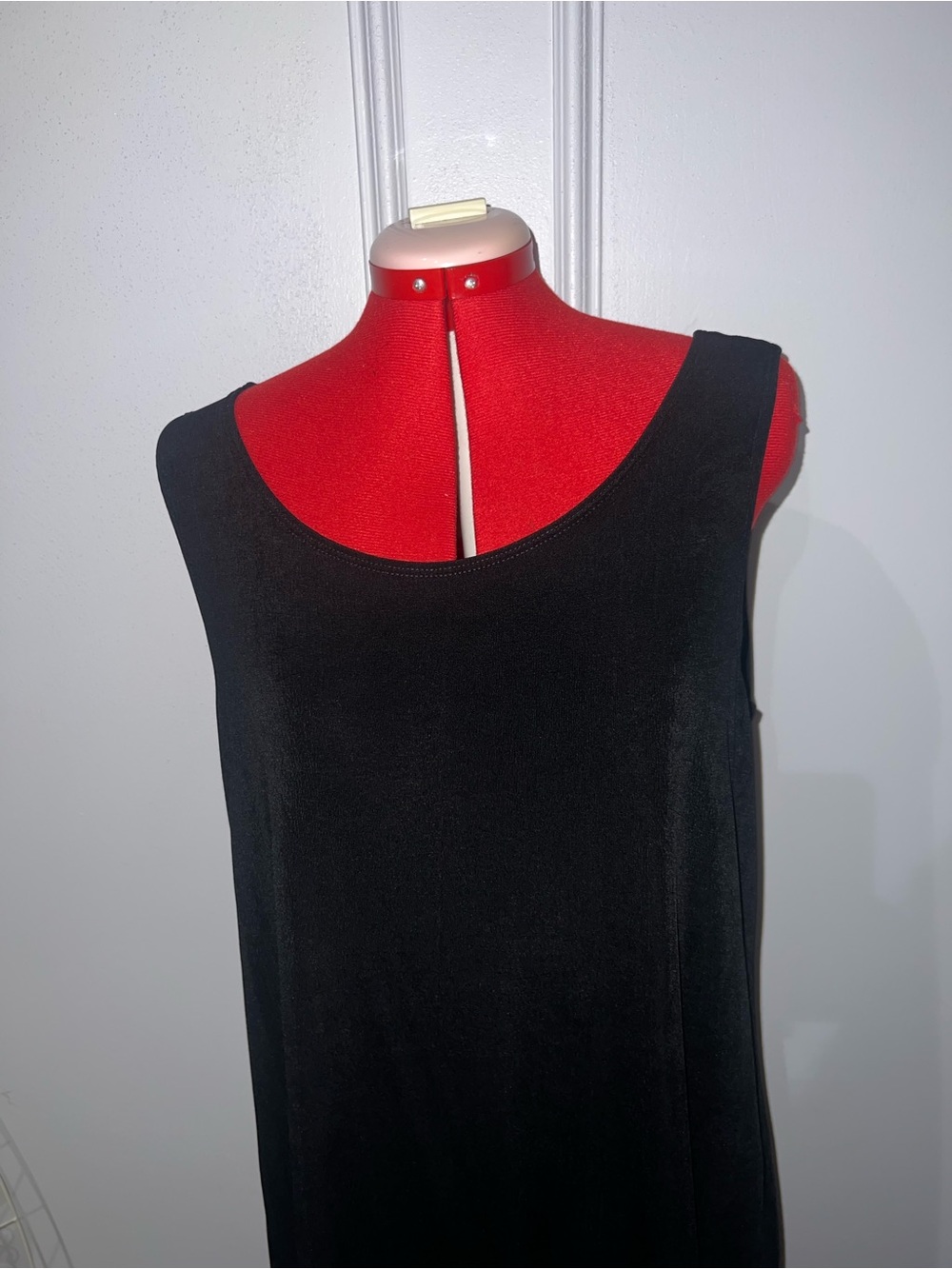 NWT Chico’s Travelers Tank Elegant Black Sleeveless Maxi Dress size 3 (xl) - Picture 3 of 8